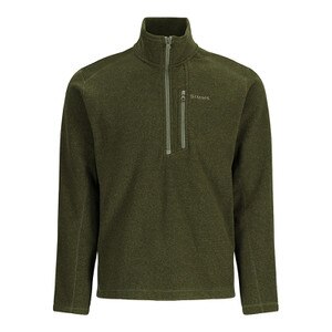 Simms Rivershed Half Zip Top Men's in Riffle Heather